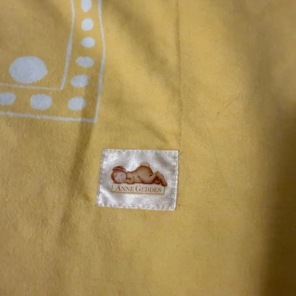 Vintage 90s Anne Geddes Blanket 100% Cotton